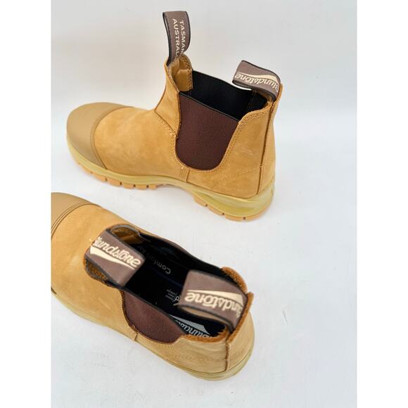 Blundstone Classic Brown Leather Pull-On Chelsea Boots Women’s Size 10 - Picture 7 of 8